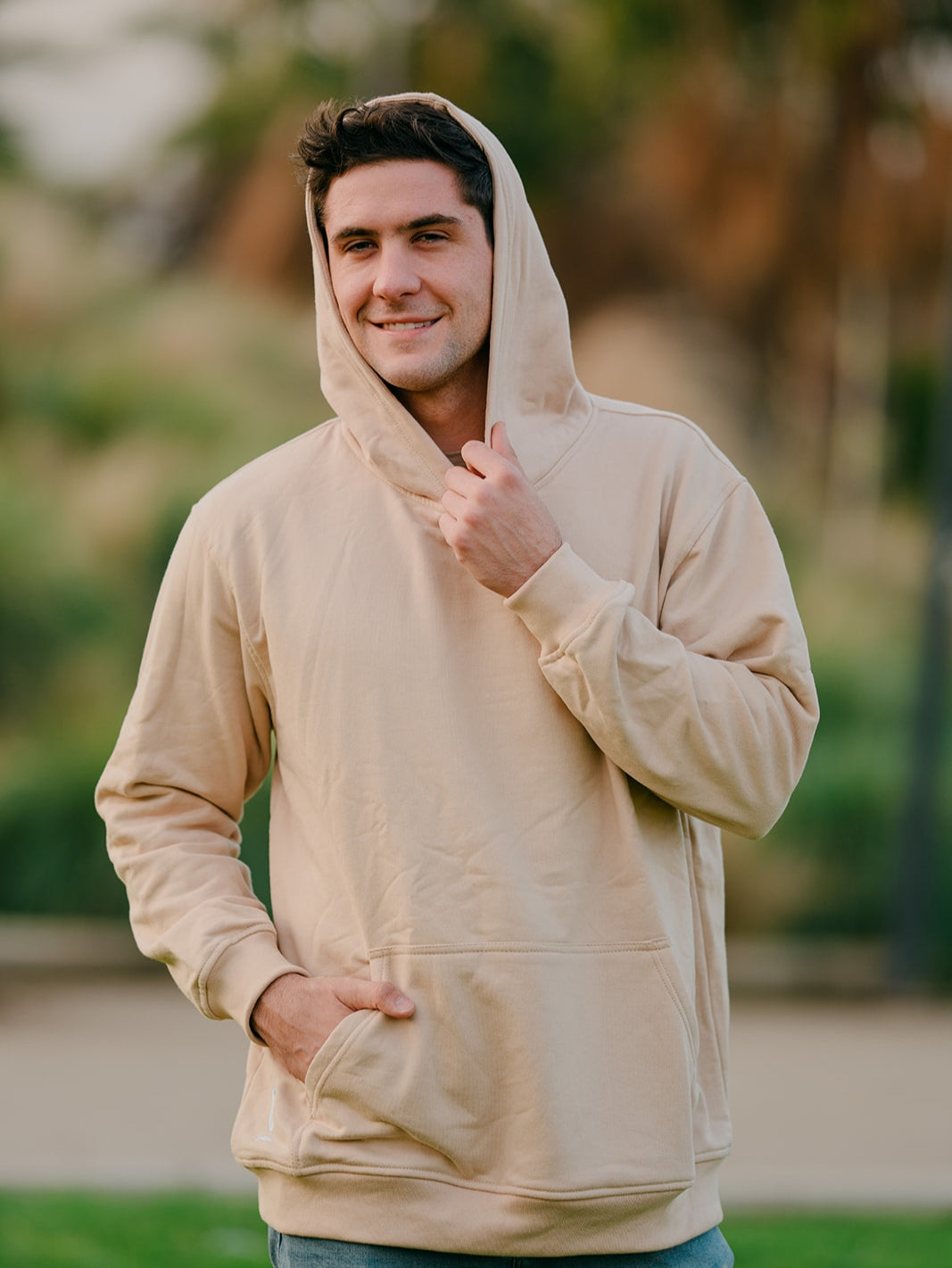 Polerón Adulto Oversize Beige