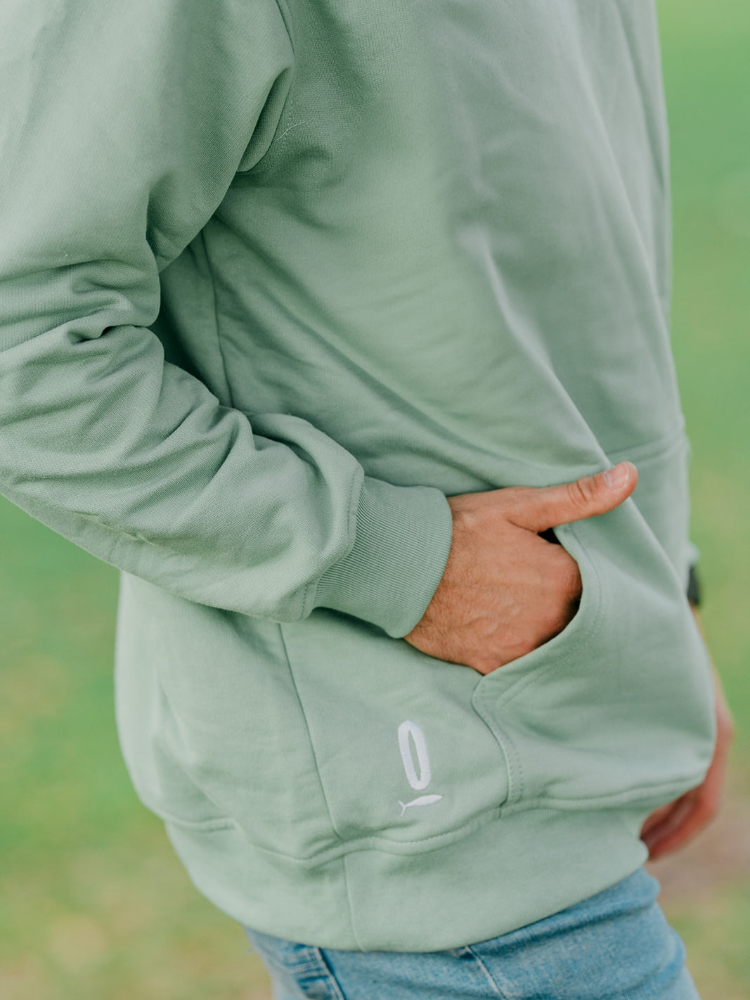 Polerón Hombre Oversize Verde