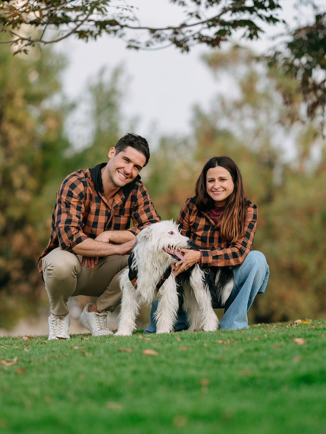 Camisa Mujer Franela Gustavo cuadros café con negro