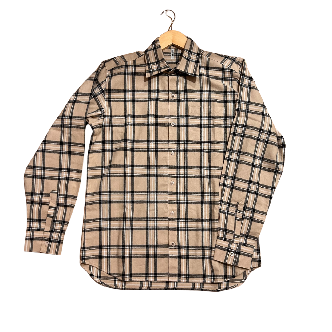 Camisa Hombre Franela 100% algodón