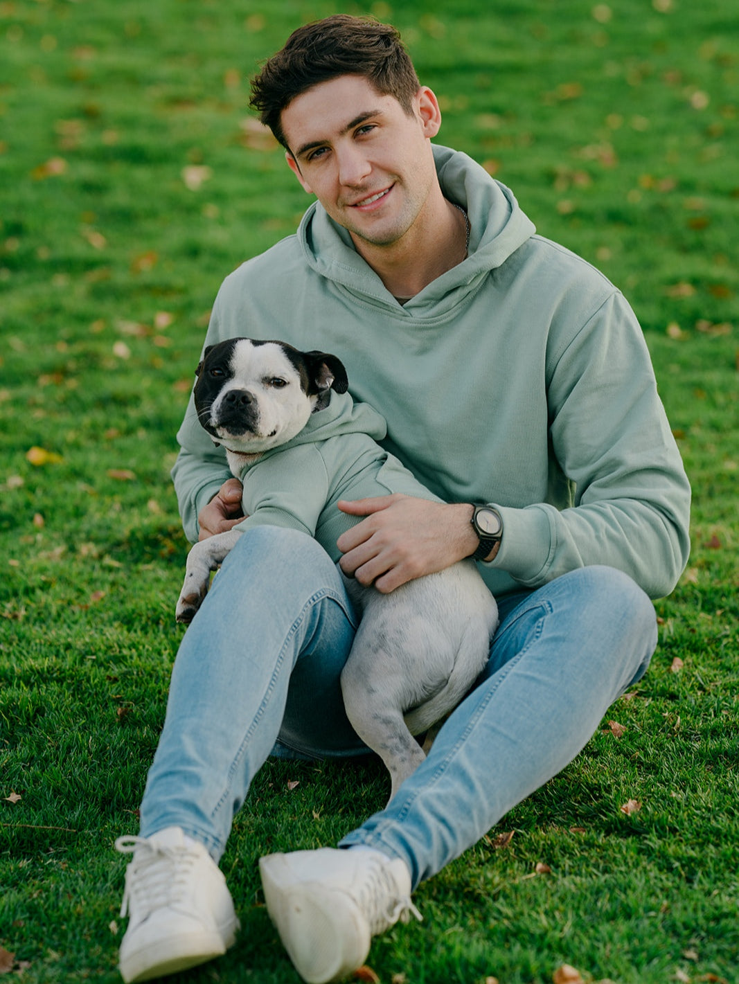 Polerón Hombre Oversize Verde