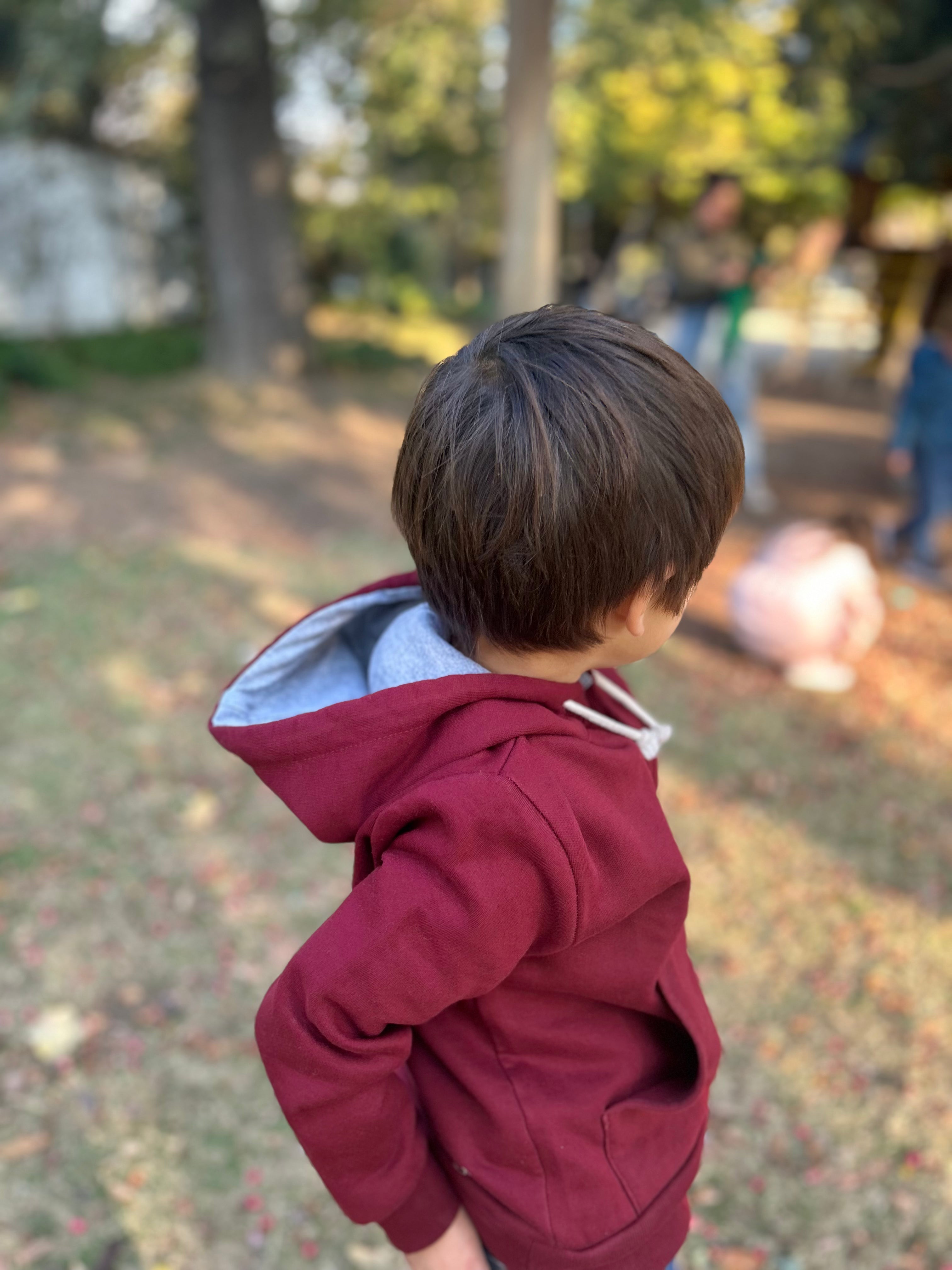 Polerón niño Max burdeo