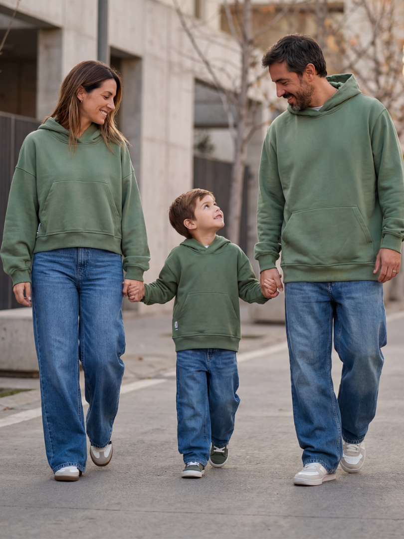 Pack 3 Polerones a juego para Papá + Mamá + Hijo/a + ENVÍO GRATIS