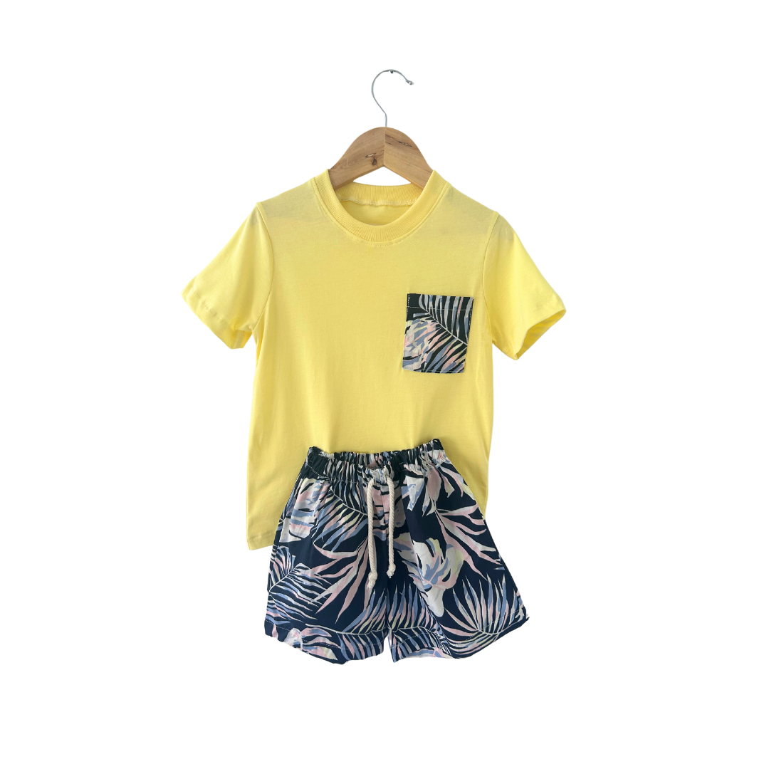 Conjunto short y polera Benjamín