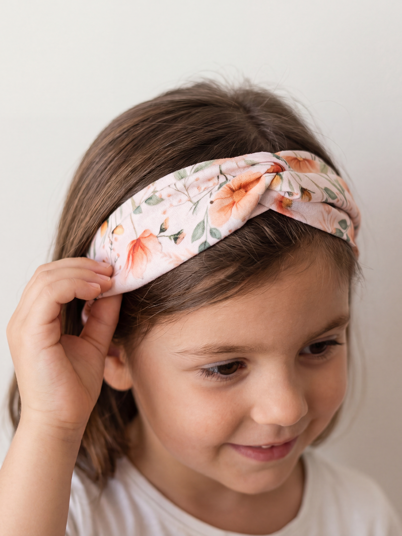 Cintillo Floral Niña 100% Viscosa