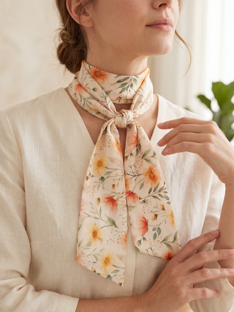 Pañuelo Floral Mujer 100% Viscosa