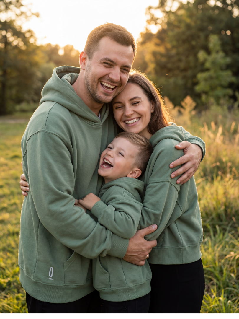 Pack 3 Polerones a juego para Papá + Mamá + Hijo/a + ENVÍO GRATIS