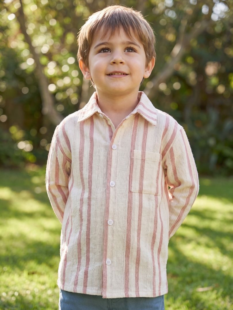 Camisera Infantil Rosado 100% Algodón