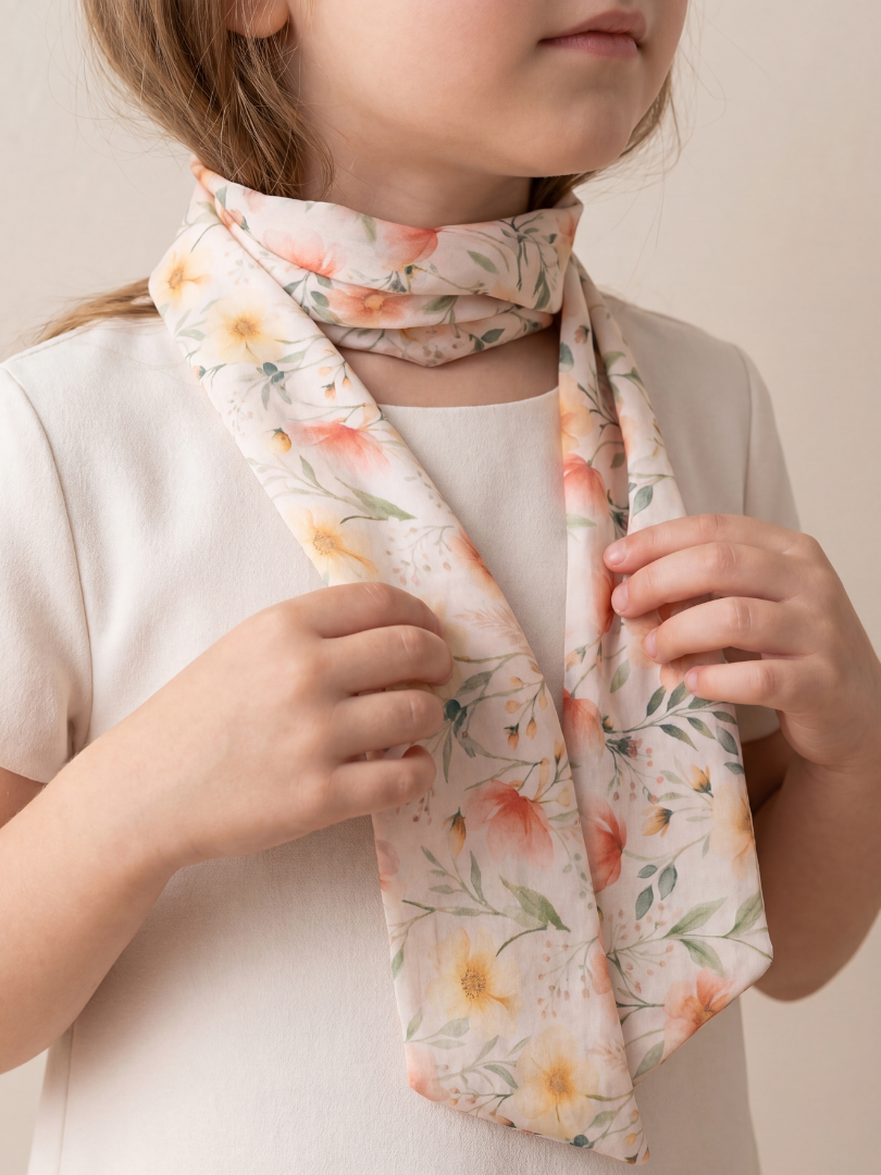 Pañuelo Floral Niña 100% Viscosa