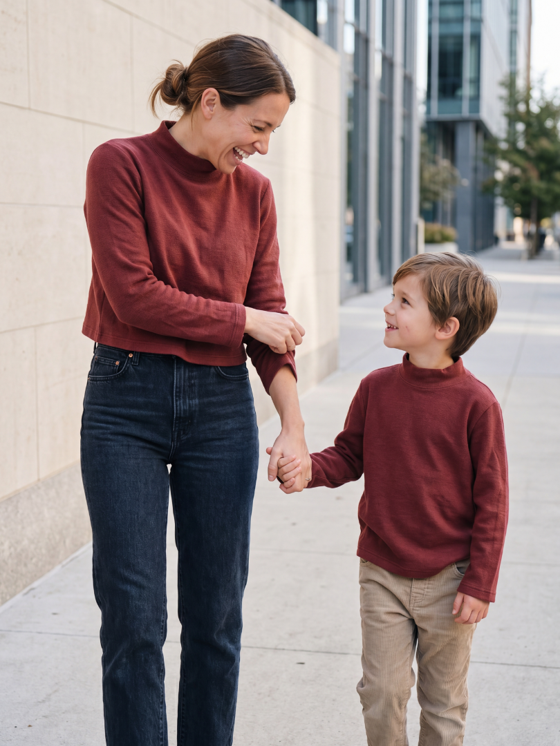 Beatles Match Mamá e Hijo | Conjunto Invierno Cómodo y Atemporal