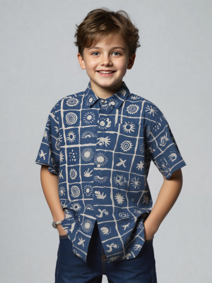 Pack 2 Guayaberas a juego para Papá + Hijo + Vestido Hija