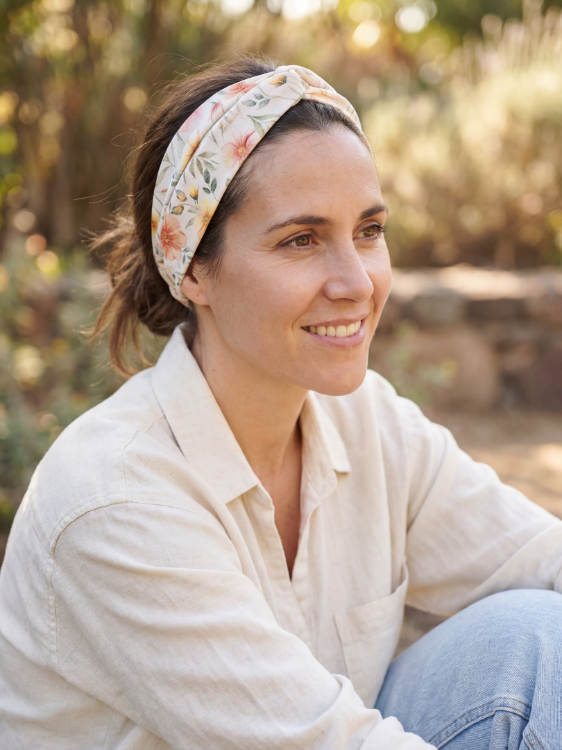 Cintillo Floral Mujer 100% Viscosa