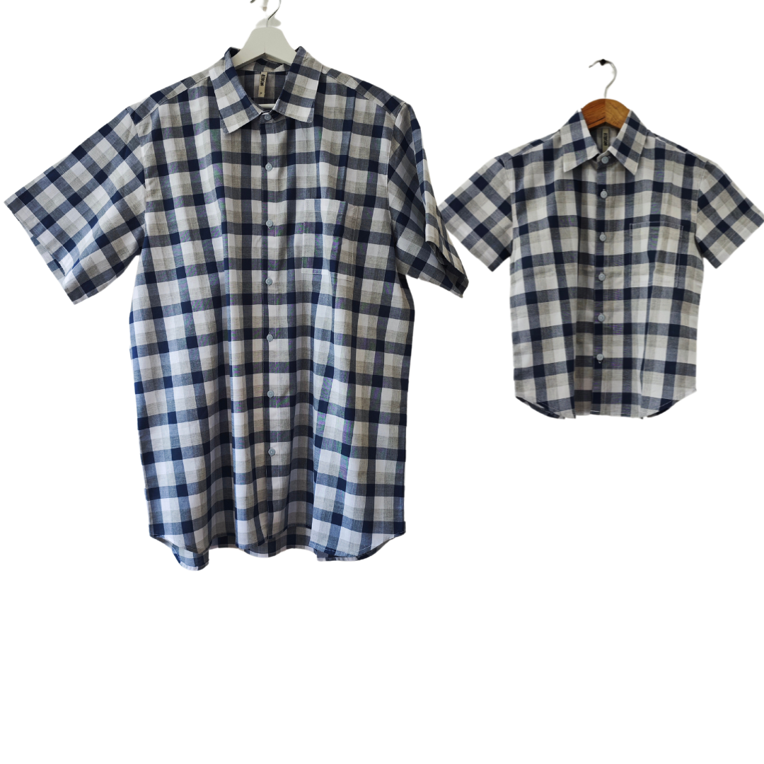 Pack Camisa Gael azul Papá Hijo