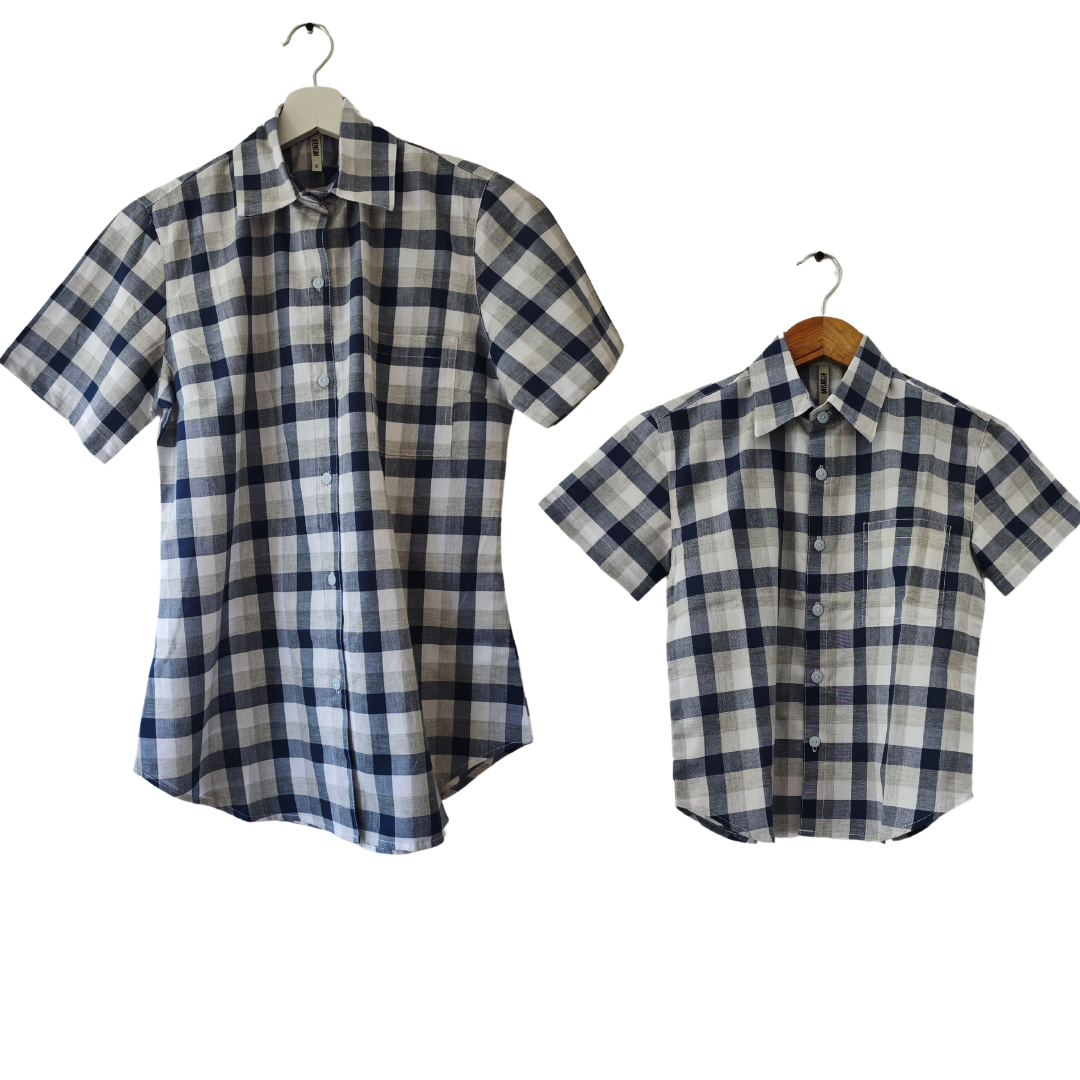 Pack Camisa Gael azul Mamá Hijo