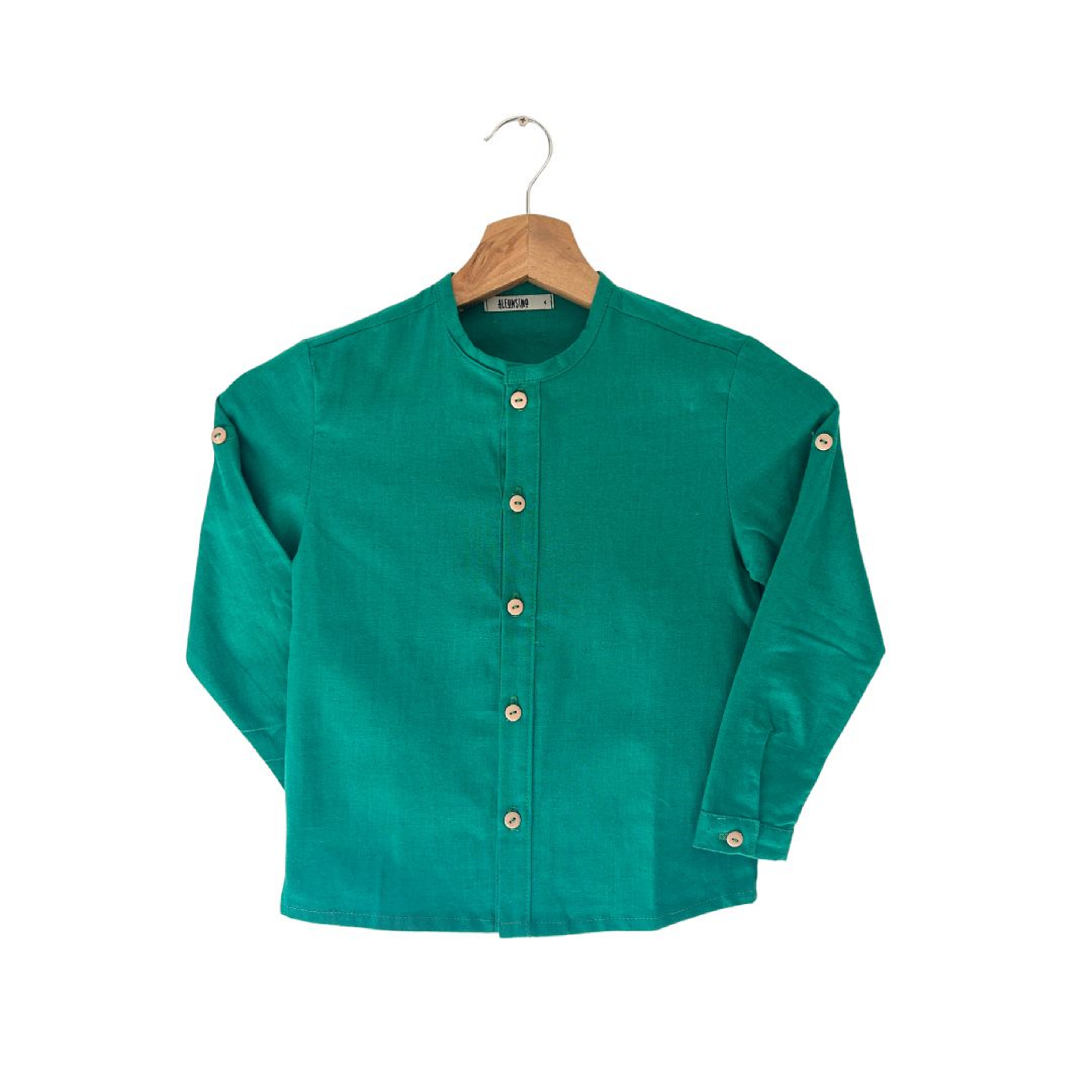 Camisa Lino Gaspar verde