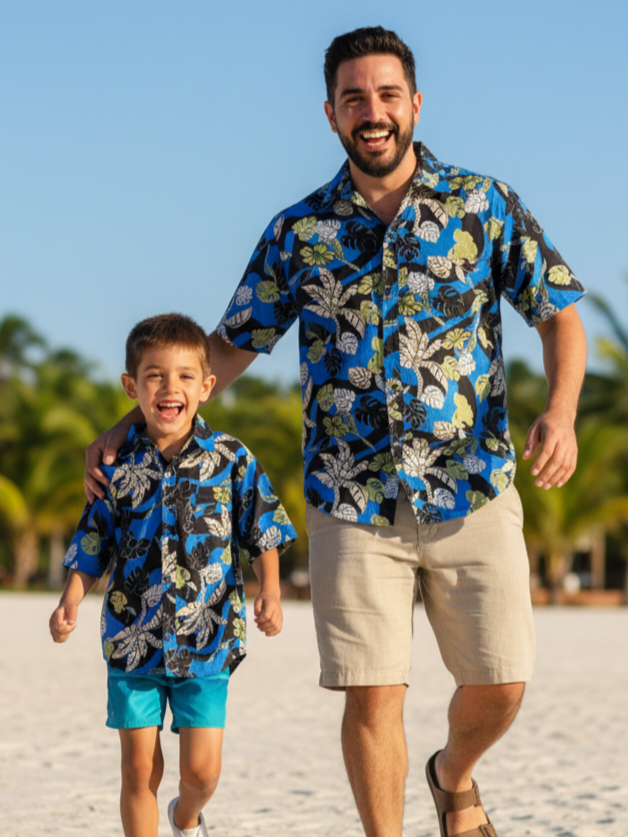Pack Guayabera Silvestre Papá Hijo