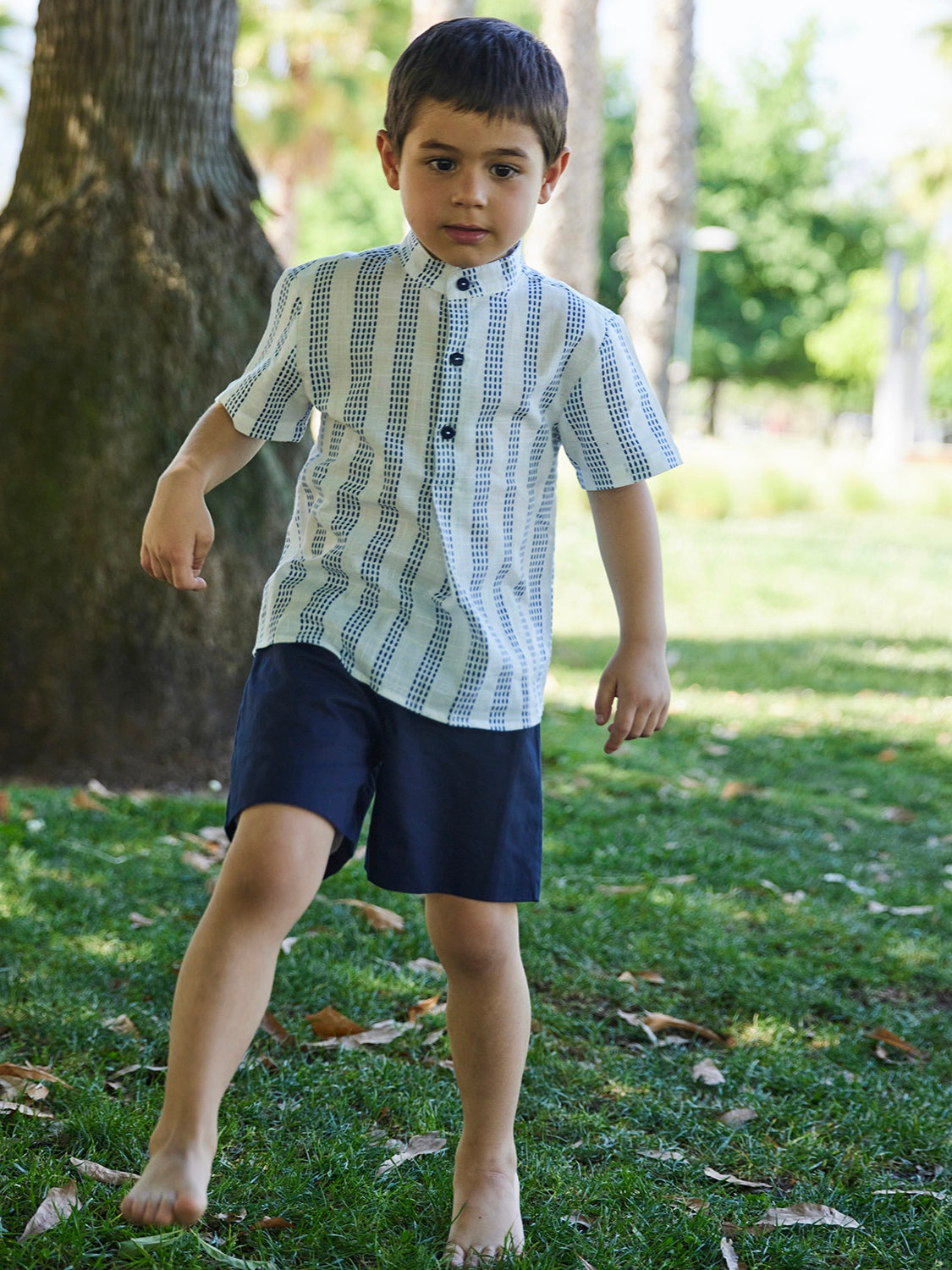 Camisa Lino rayas Tomás