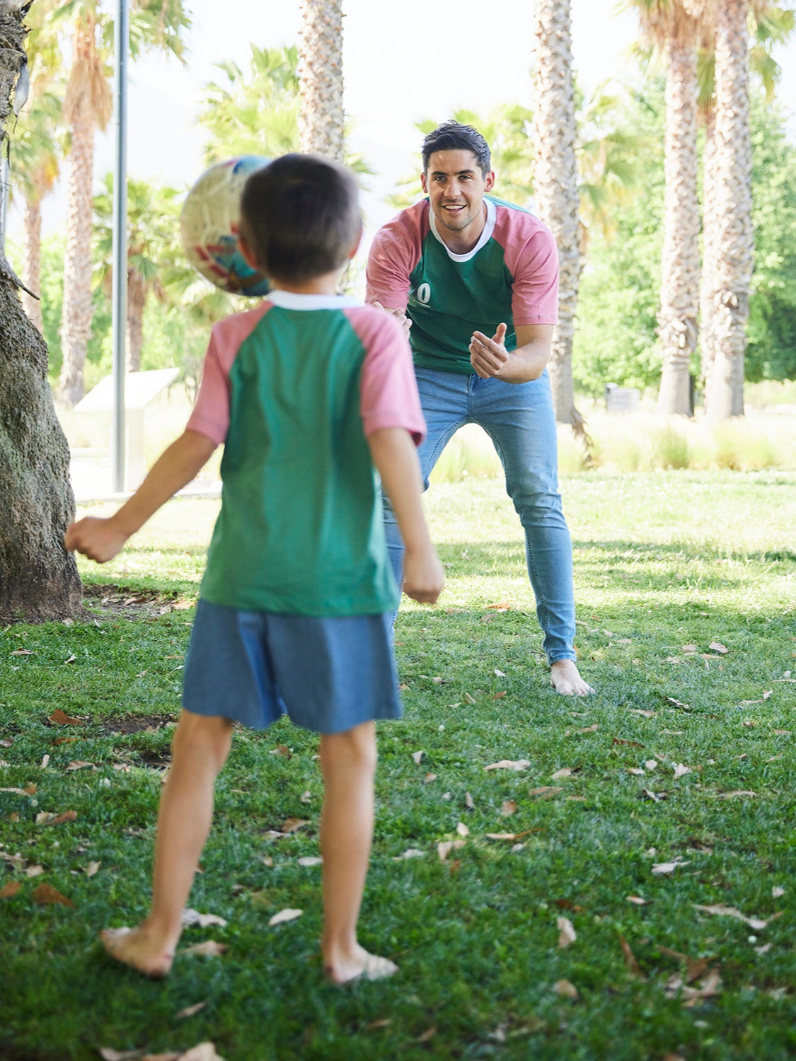 Pack Polera Pez Algodón Papá Hijo