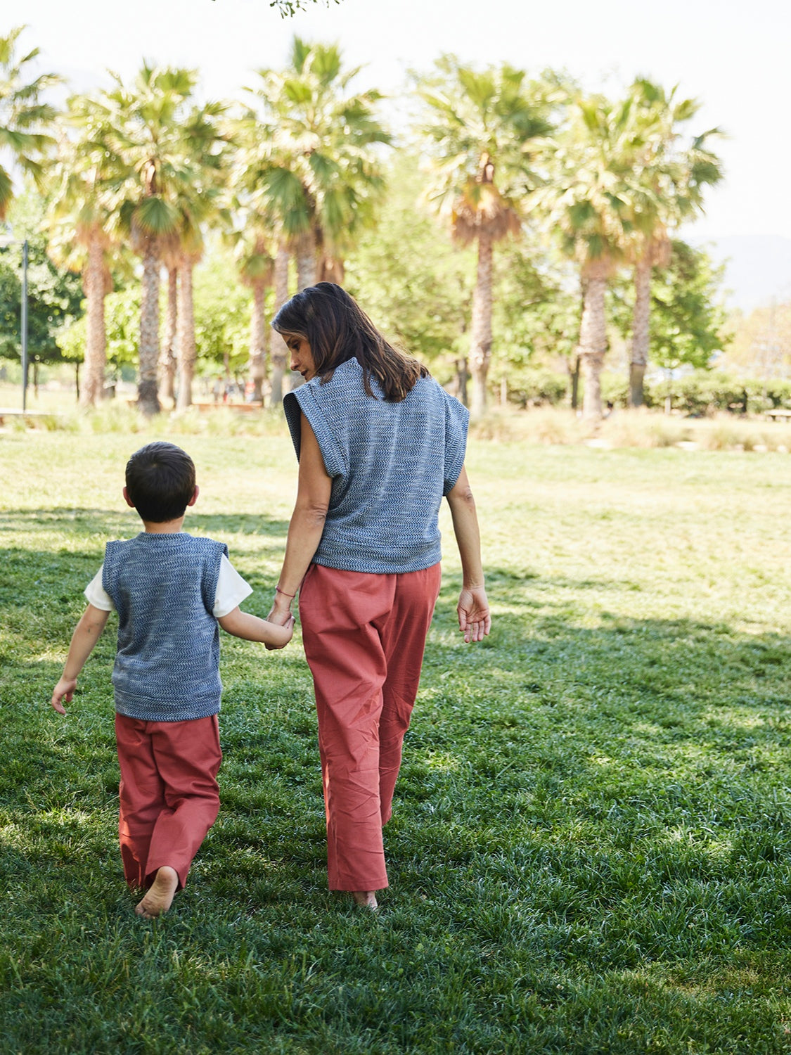 Pack sweater sin mangas Mamá Hijo