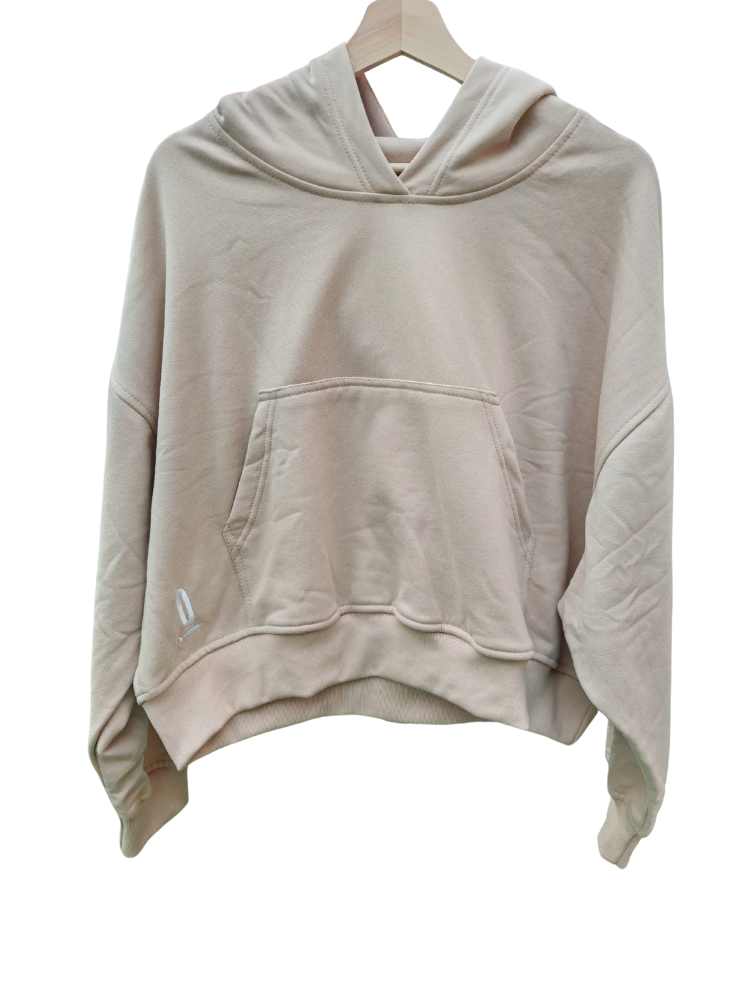 Pack 2 Polerones Oversize Beige Mamá Hijo