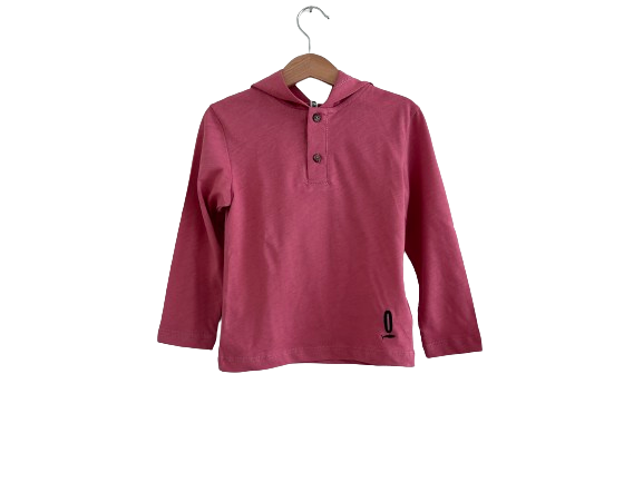 Polera con Capucha Santiago coral