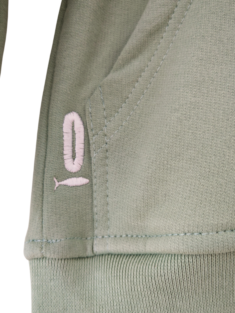 Pack 2 Polerones Oversize Verde Mamá Hijo