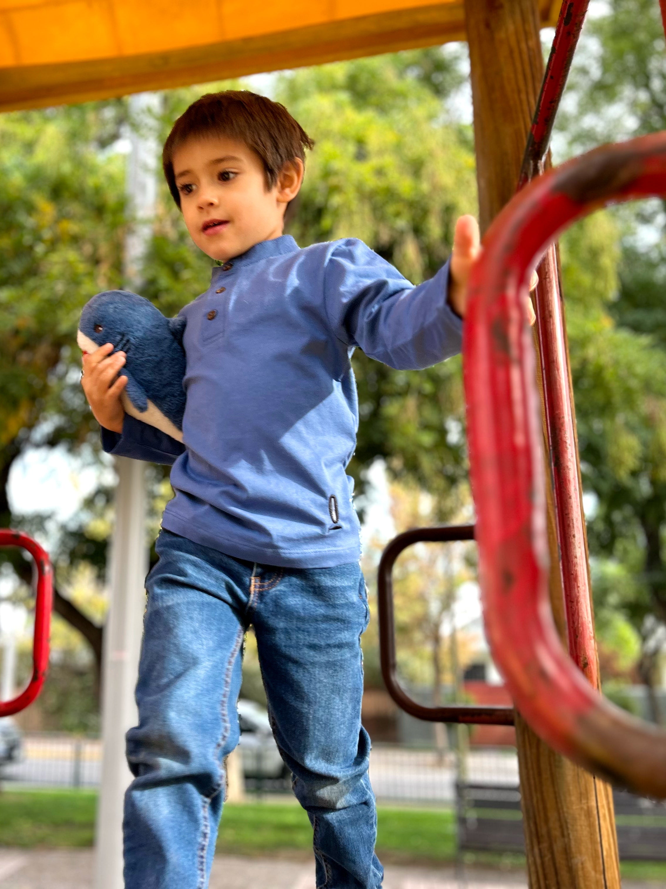 Polera Octavio Azul