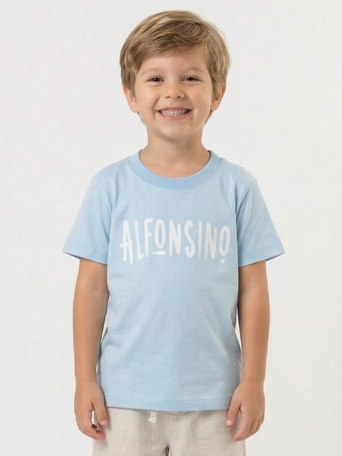 Polera niño 100% algodón estilo Oversize