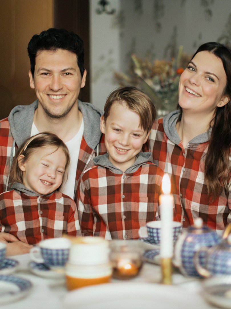Pack 3 Camisas a juego para Papá + Mamá + Hijo/a 100% algodón