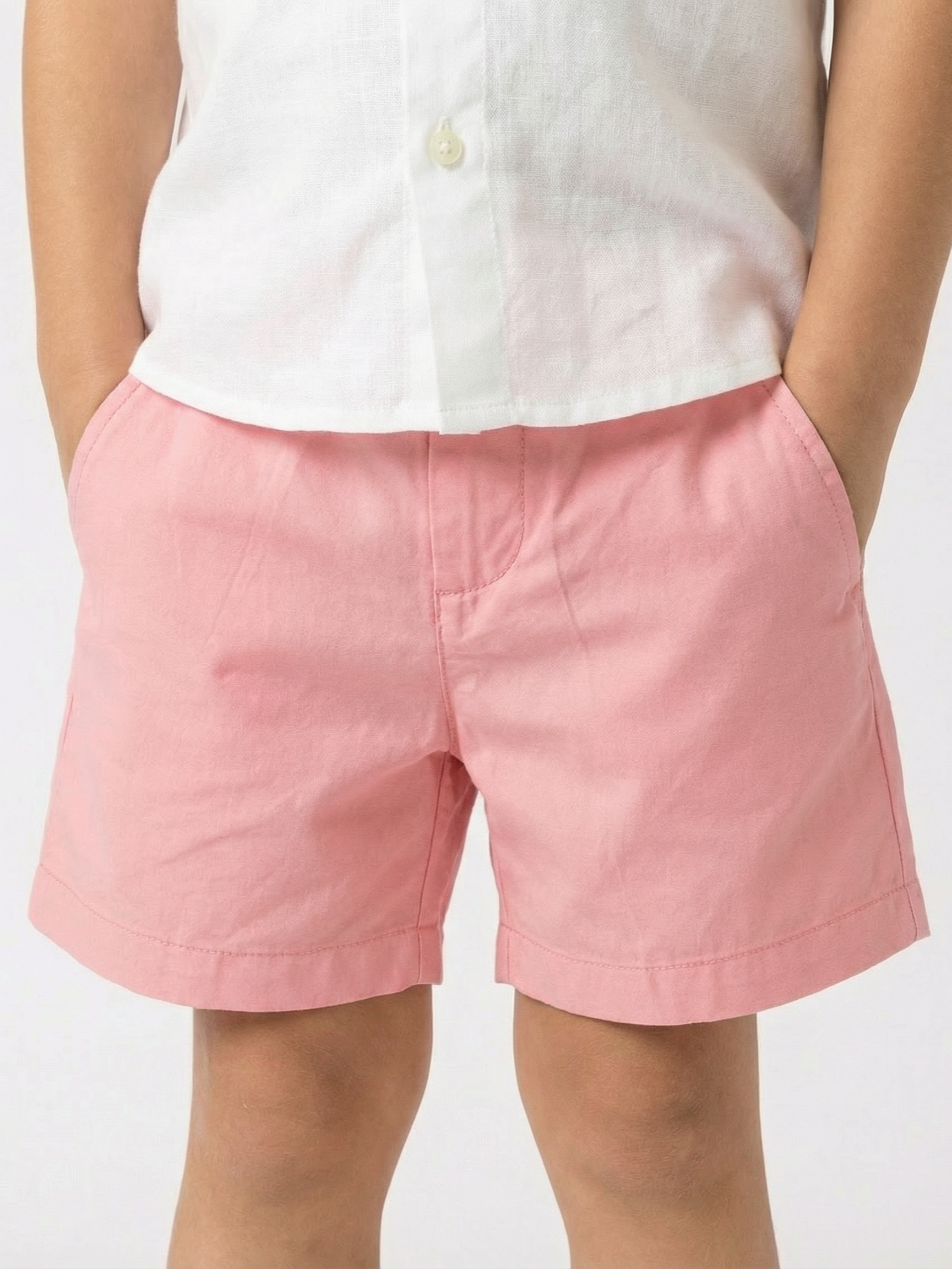 Short niño 100% Algodón color Rosa