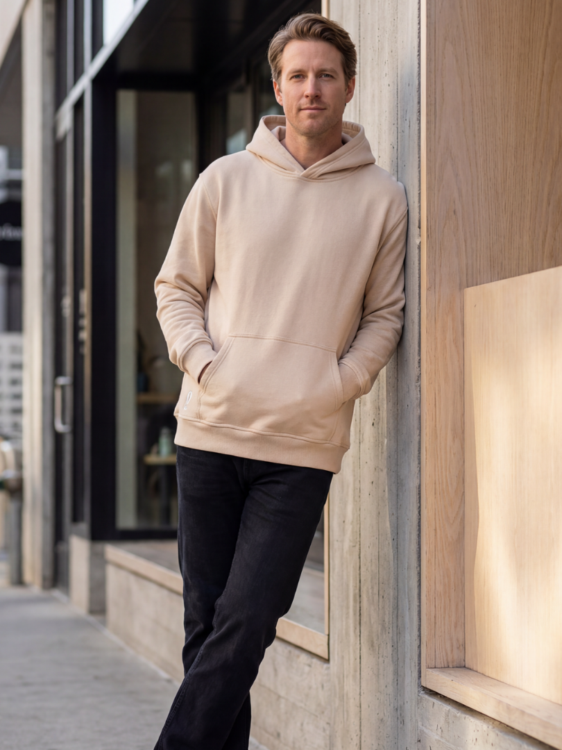 Polerón Adulto Oversize Beige