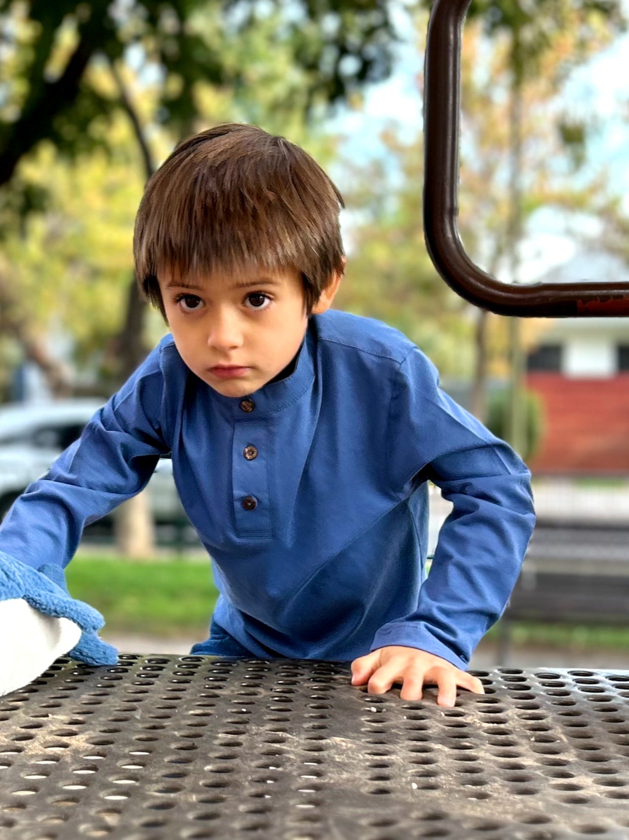 Polera Octavio Azul