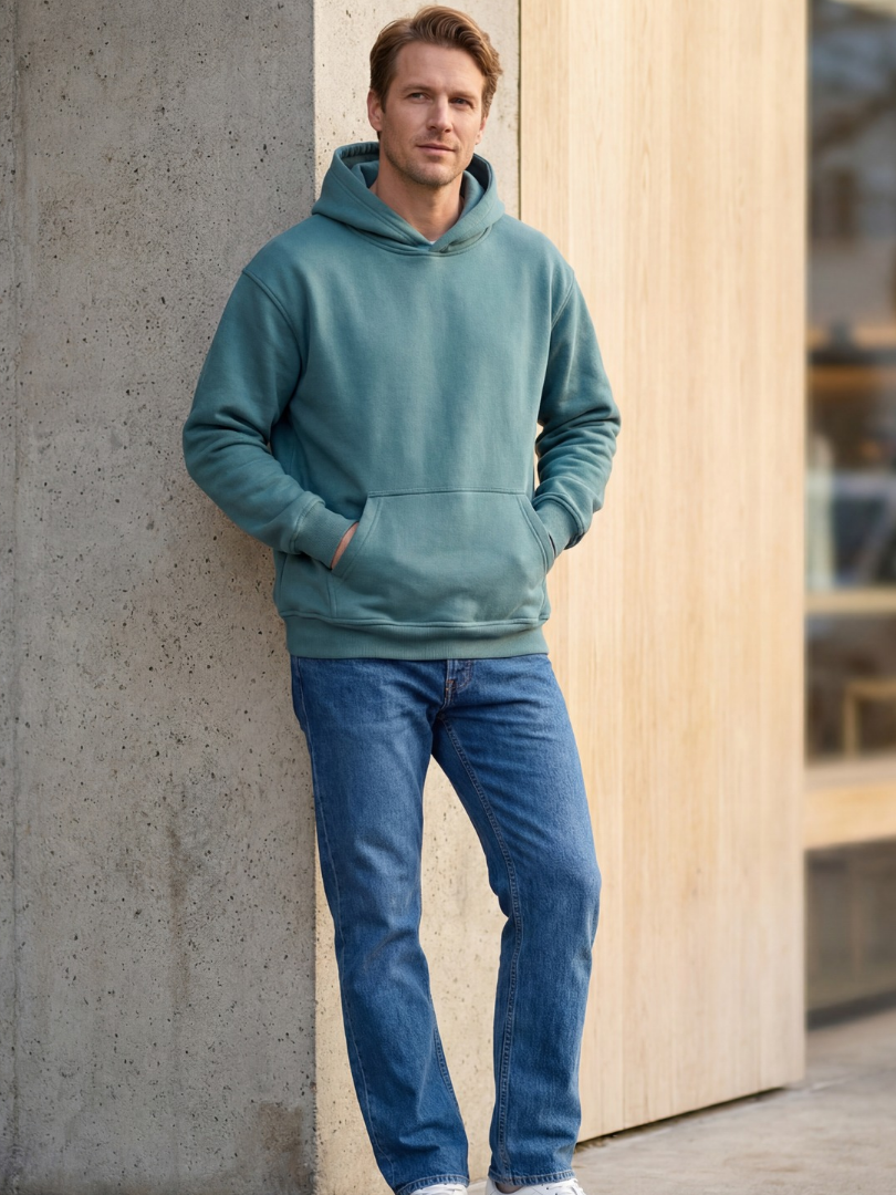 Polerón Adulto Oversize Gris grafito