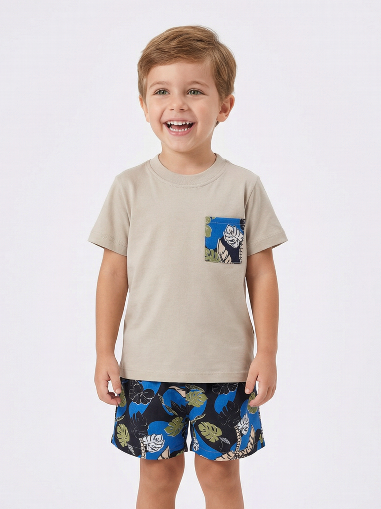 Conjunto short y polera Álvaro